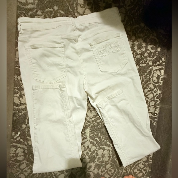 Versace Couture Jeans Women's White Pants - Picture 1 of 4